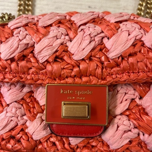kate spade 編み込みショルダーバッグ