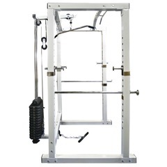 パワーラック（Wild fit）筋トレ　ベンチプレスやスクワット可　ラットプルダウン付き　激安の画像