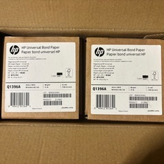 新品未使用 未開封 HP スタンダード普通紙 24インチロール 610×45m Q1396A 2本セットの画像