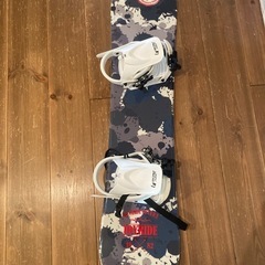 子供スノーボード110cmビンディング付ブーツグローブ
おまけ の画像