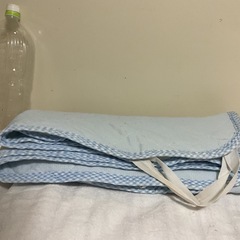 ☺️ 敷パッド　S 97✖️196cm   水色縁は孔子柄の画像