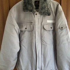 ドカジャン　防寒作業着　シルバーグレー　3L
