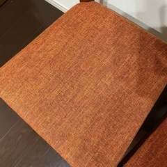 noce ダイニングチェア　2脚　オレンジの画像