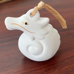 MUJI2024福缶縁起物　素焼なごみ土鈴 辰