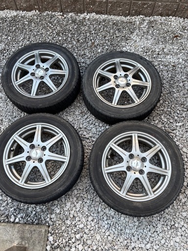 軽四コンパクトカー155 65R14ヨコハマスタッドレスタイヤ4本ホイール付き