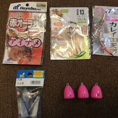 釣り用道具いろいろの画像
