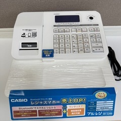 CASIO】 《美品》 カシオ 電子レジスター 小型ドロア一体型 SE