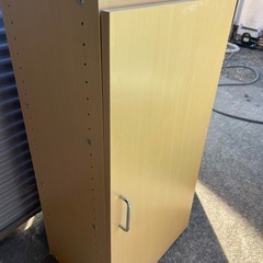 ●扉付き ３段カラーボックス●木目あげます