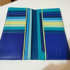 【1/15まで】mywalitの長財布(ブルー)　1,500円