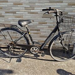 中古自転車 6段変速 27インチ LEDオートライト 軽整備済み...