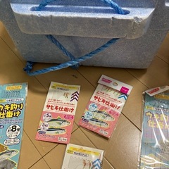 釣り　サビキ　海　川　ウキ　道具　セット　まとめて　おもちゃ　保冷の画像