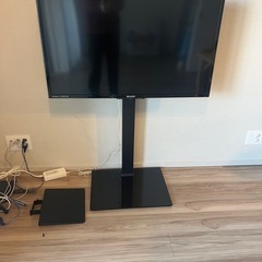 シャープ　40インチ液晶テレビスタンド付き