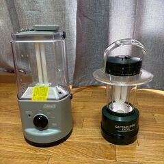 キャンプ　乾電池式ランタン・椅子・テーブル　アウトドア