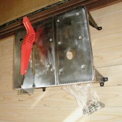 ★丸のこスタンド　丸のこ台　押し出し 