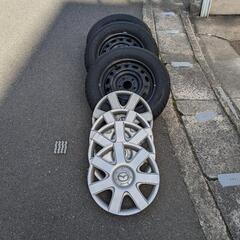 ホイール付きスタッドレスタイヤ　195/65/R15ナット付　4本