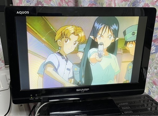 SHARP　AQUOS　19インチ液晶TV　LC-19K5　　カード/リモコン付属　小難あり（本文確認）動作品現状渡しです。