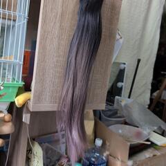 簡単ポニーティル、バレッタ式の画像