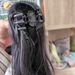 簡単ポニーティル、バレッタ式の画像