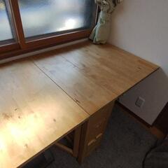 IKEA ノールデン ゲートレッグテーブル　折りたたみテーブルの画像