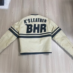 カドヤ　パンチングレザージャケット　Lサイズ
の画像