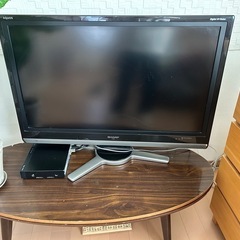 AQUOS テレビ 、ブルーレイレコーダー
