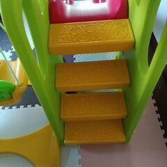 室内ブランコ+滑り台の画像