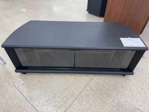 ★ジモティ割あり★  テレビ台 黒 H32.5×D39×W100.5 クリーニング済み TJ10396