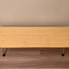 【美品】snow peak スノーピーク　フォールディングシェルフ ロング竹