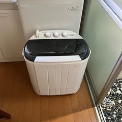 小型二層式洗濯機　サンコー　5TTWAMN3の画像