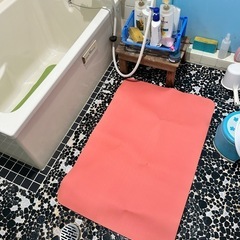 介護用入浴、手すり、介護椅子、マットの画像