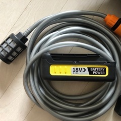 ケルヒャー　充電式高圧洗浄機　の画像
