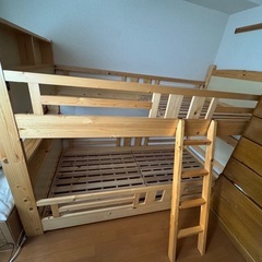低め2段ベット
