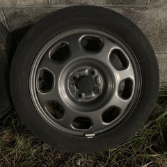 ハスラー純正ホイール 15インチ 4本 タイヤ付き4.5J 引き...