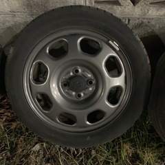 ハスラー純正ホイール 15インチ 4本 タイヤ付き4.5J 引き取り限定の画像