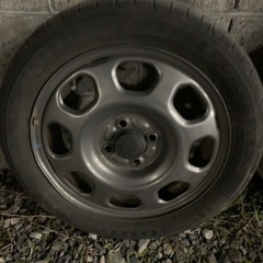 ハスラー純正ホイール 15インチ 4本 タイヤ付き4.5J 引き取り限定の画像