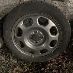 ハスラー純正ホイール 15インチ 4本 タイヤ付き4.5J 引き取り限定の画像