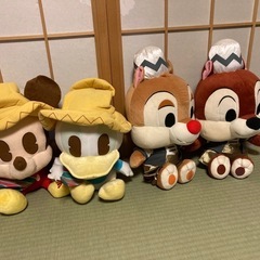 ディズニー ぬいぐるみ ミッキー ドナルド チップとデール