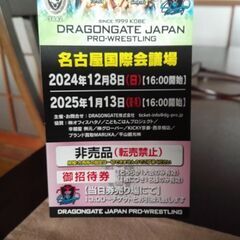 ドラゴンゲートのチケット