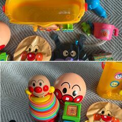 アンパンマン おもちゃ 玩具 色々 セット カメラ ぬいぐるみ バイキンマン ドキンちゃん コキンちゃん オモチャ 大量 まとめ売りの画像