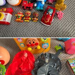 アンパンマン おもちゃ 玩具 色々 セット カメラ ぬいぐるみ バイキンマン ドキンちゃん コキンちゃん オモチャ 大量 まとめ売りの画像