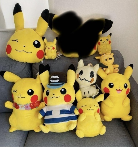 ポケモンピカチュウぬいぐるみまとめ売り
