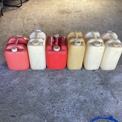 灯油のポリタンク20L6個