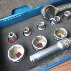 ラチェットレンチセット　3/8  アサヒ　スエカゲツール　ミリサイズの画像