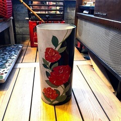 102 　レトロ！バラ柄ゴミ箱　札幌市西区　山の手　モノココ