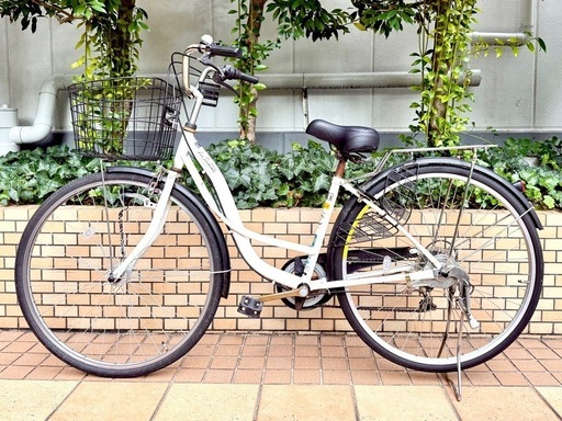 自転車 27インチ 6段変速 オートライト
