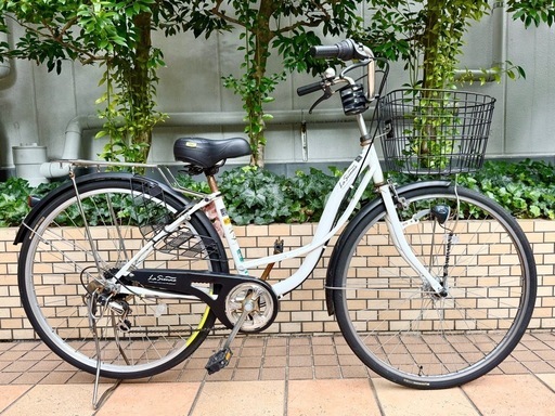 自転車 27インチ 6段変速 オートライト　