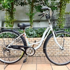 自転車 27インチ 6段変速 オートライト　の画像