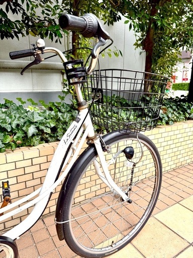 自転車 27インチ 6段変速 オートライト　