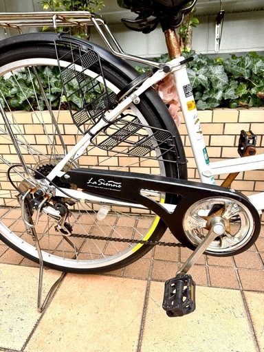 自転車 27インチ 6段変速 オートライト　