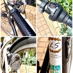 自転車 27インチ 6段変速 オートライト　の画像